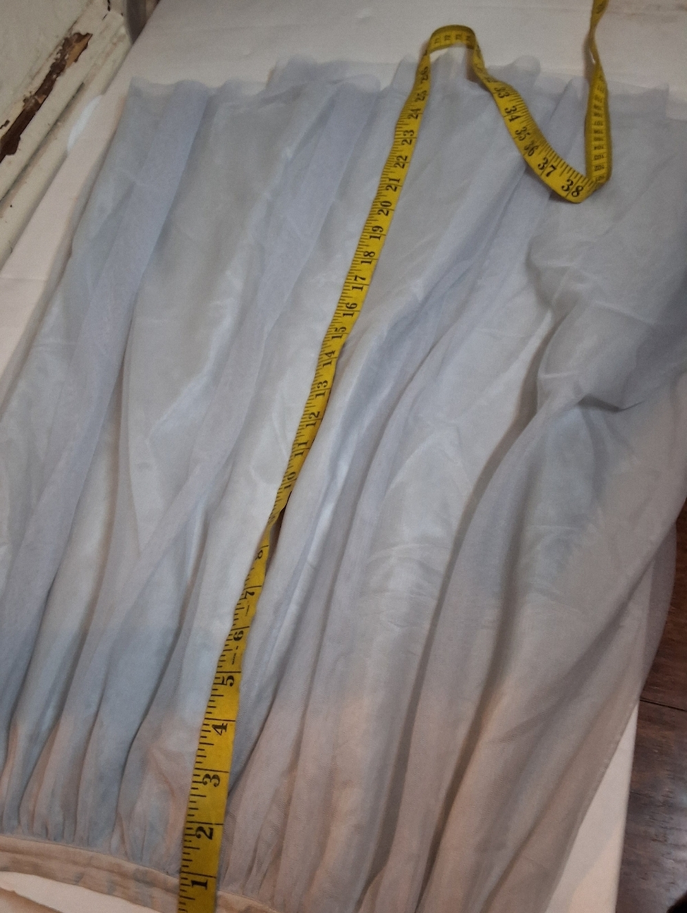 Zara Basics Gray Tulle Midi Skirt Feminine Romantic A-Line Pull Skirt M - Picture 5 of 9